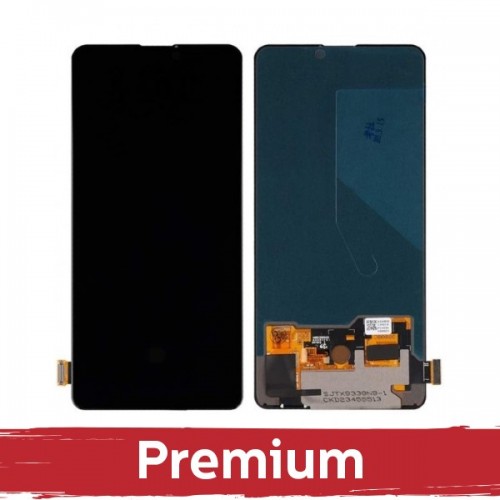 LCD Displejs Saderīgs ar Xiaomi Redmi Note 9T Melns OEM