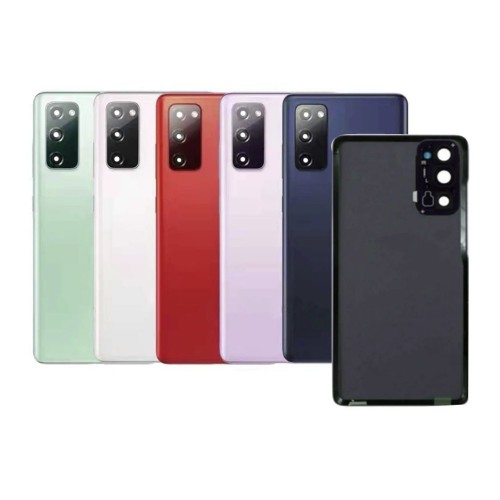 Aizmugurējais vāciņš Saderīgs ar Samsung G780 S20 FE / Cloud Navy / (ar camera lens) OEM