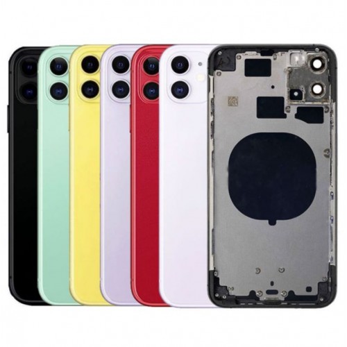 Aizmugurējais vāciņš Saderīgs ar iPhone 11 full housing / Sarkans / OEM