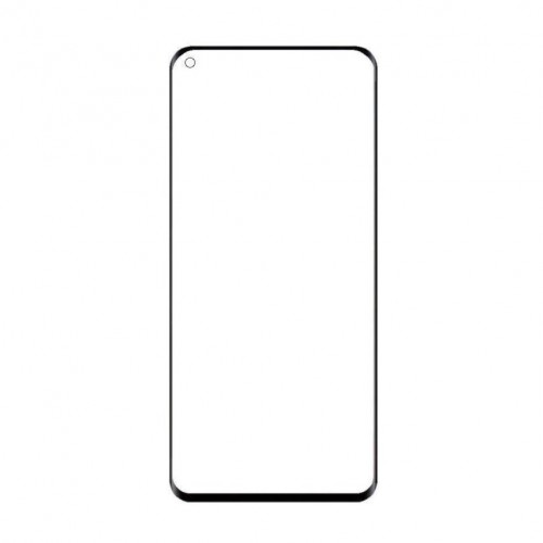 Outer Screen Glass Saderīgs ar Xiaomi Mi 11 Melns Original