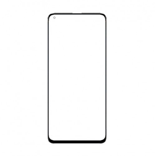 Outer Screen Glass Saderīgs ar Xiaomi Mi 10T Melns Original