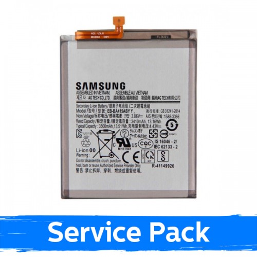 Baterija Saderīgs ar Samsung A415 A41 EB-BA415ABY 100% Original (Service Pack)