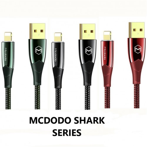 USB Kabelis Mcdodo "CA-8063" Melns "Lightning" 180cm