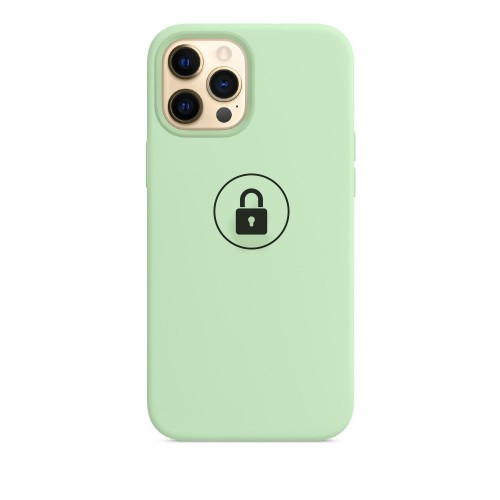 Phone Maciņš "Silicone Maciņš" priekš Apple iPhone 12 (12 Pro) / Pistachio / in package