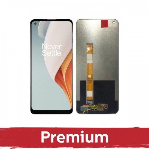 LCD Displejs Saderīgs ar OnePlus Nord N100 Melns OEM