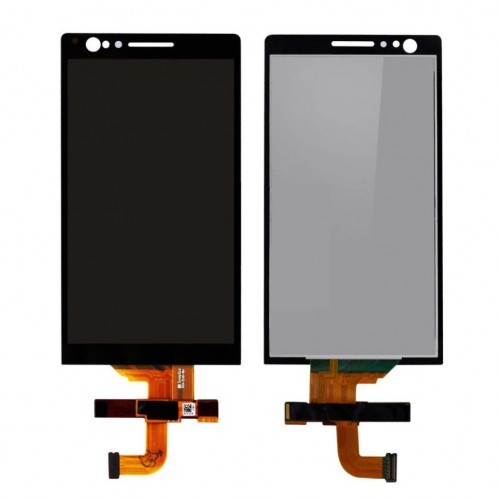 LCD Displejs Saderīgs ar Sony Xperia P LT22 Melns HQ