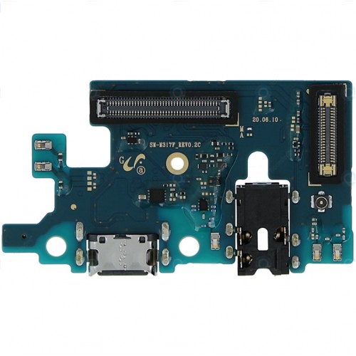 Charging Port Saderīgs ar Samsung M317 M31s Ar Flex / Plata OEM