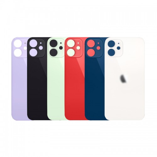 Aizmugurējais vāciņš Saderīgs ar iPhone 12 / Violets / (Bigger camera hole version) / OEM