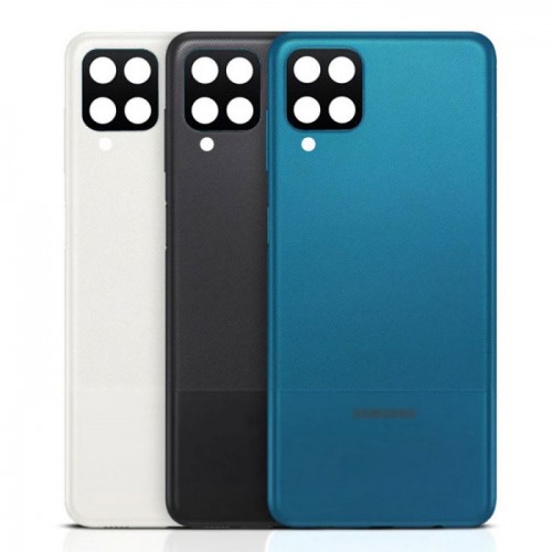 Aizmugurējais vāciņš Saderīgs ar Samsung A125 A12 / Sarkans / (ar camera lens) HQ