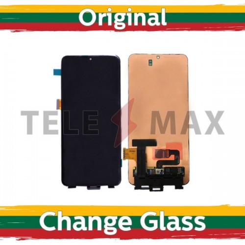 LCD Displejs Saderīgs ar Samsung G998 S21 Ultra Melns (Renewed: Telemax) (NoFrame version)