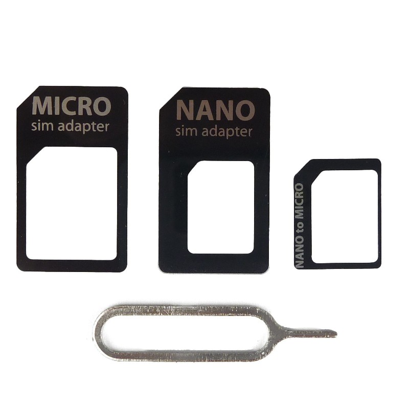 NanoSIM un MicroSIM card adapteris set
