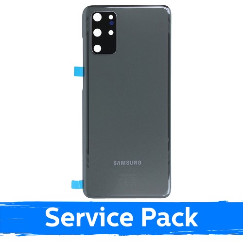 Aizmugurējais vāciņš Saderīgs ar Samsung G985 S20 Plus / Cosmic Pelēks / Original (Service Pack)