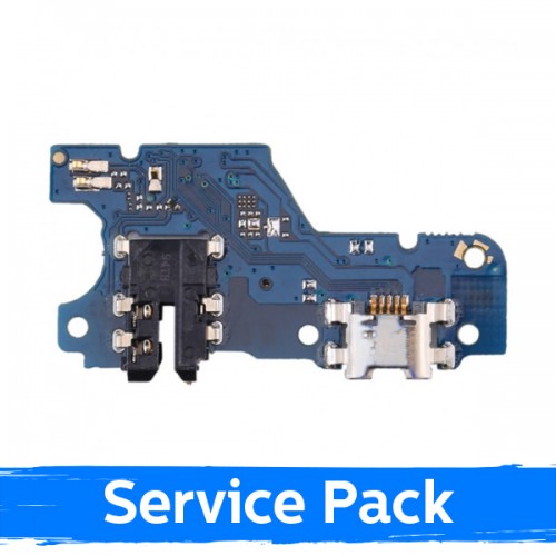 Charging Port Saderīgs ar Huawei Y6p Ar Flex / Plata Original (Service Pack)