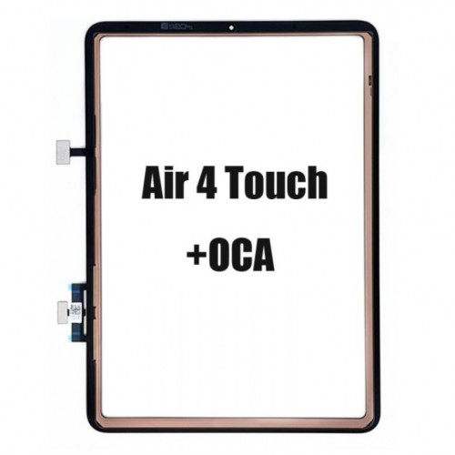 Touch Screen Digitizer Saderīgs ar "Pro+" Apple iPad Air 4 (2020) / Melns / Glass + OCA XH 250um