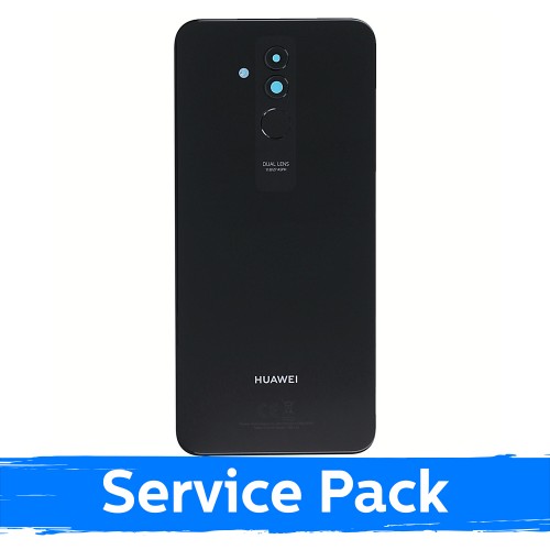 Aizmugurējais vāciņš Saderīgs ar Huawei Mate 20 Lite Melns 100% Original (Service Pack)