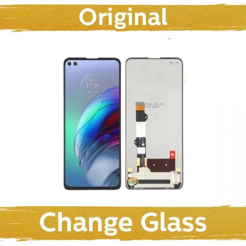 LCD Displejs Saderīgs ar Motorola G100 / XT2125 / Melns (Renewed: China)