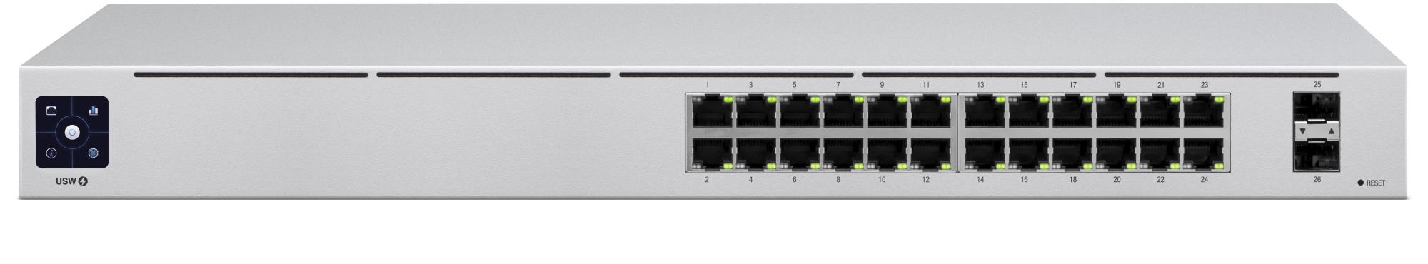 Switch|UBIQUITI|USW-24|Type L2|24x10Base-T / 100Base-TX / 1000Base-T|1xSFP|USW-24