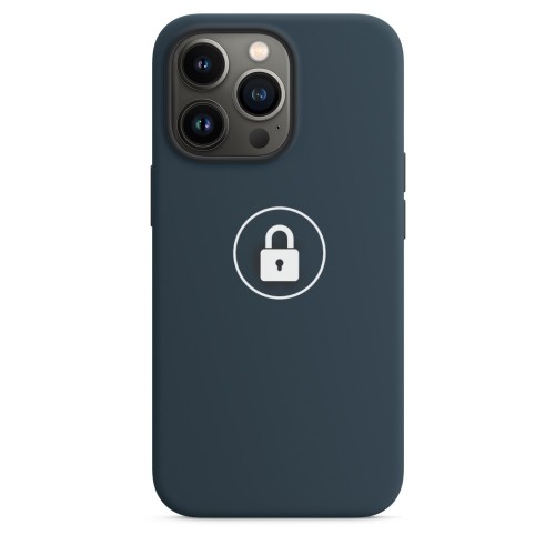 Phone Maciņš "Silicone Maciņš v2" priekš Apple iPhone 13 Pro / Abyss Zils / in package