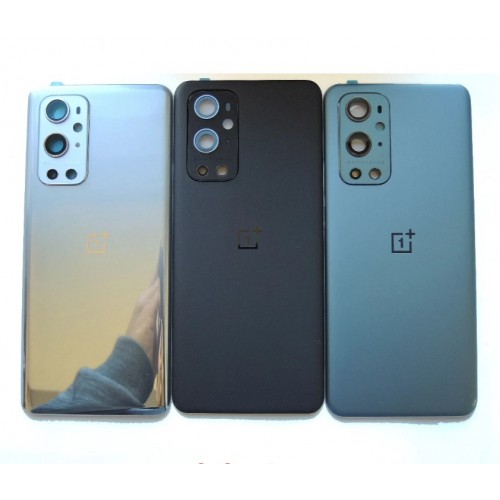 Aizmugurējais vāciņš Saderīgs ar OnePlus 9 Pro / Stellar Melns / (ar camera lens) HQ