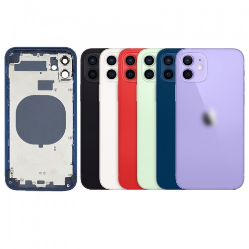 Aizmugurējais vāciņš Saderīgs ar iPhone 12 full housing / Zaļš / OEM