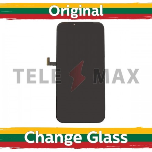 LCD Displejs Saderīgs ar iPhone 13 Pro Max Melns original (Renewed: Telemax)