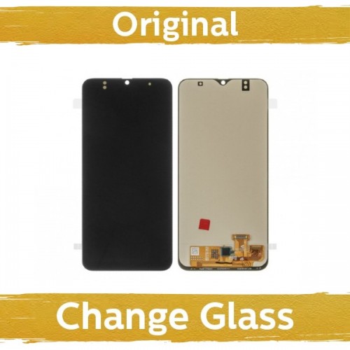 LCD Displejs Saderīgs ar Samsung A305 A30 Melns (Renewed: China)