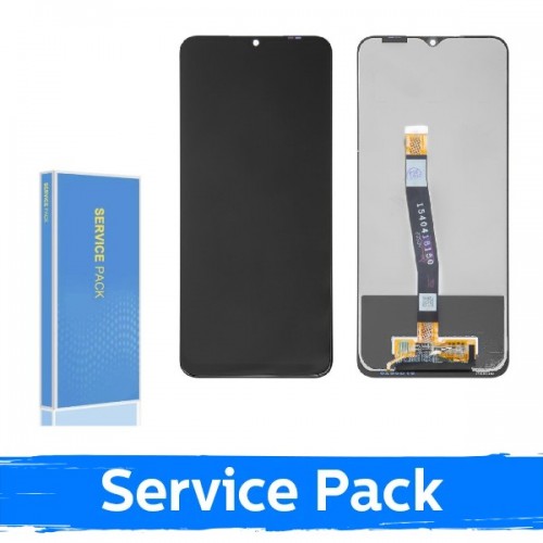 LCD Displejs Saderīgs ar Samsung A226 A22 5G Melns (Service Pack / Aftermarket)(NF version)
