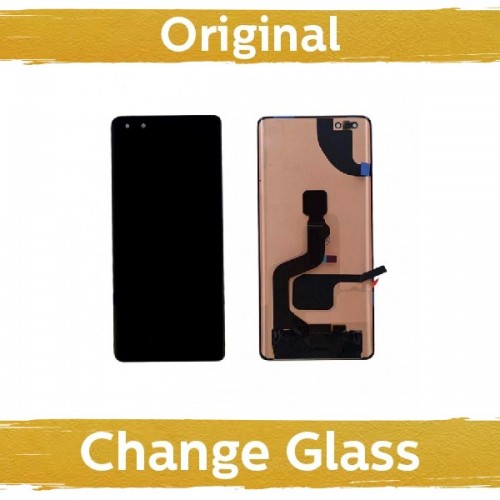 LCD Displejs Saderīgs ar Huawei Mate 40 Pro Melns (Renewed: China)(NoFrame version)