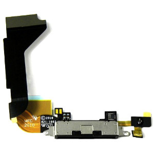Flex priekš iPhone 4G priekš charging connector melns ORG