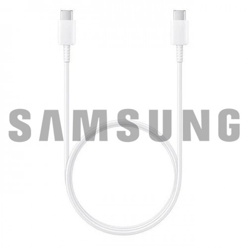 USB Kabelis Samsung EP-DA767JWE Balts 180cm "Type-C/Type-C" 25W / 100% Genuine /