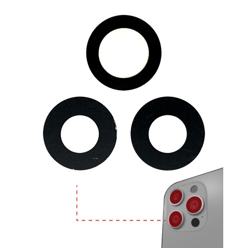 Rear Camera Lens Saderīgs ar Apple iPhone 11 Pro / 11 Pro Max Rear Camera Lens (3pcs) / PREMIUM /