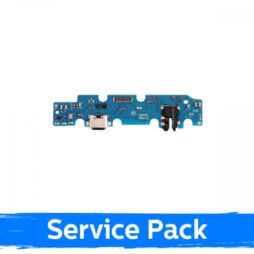 Charging Port Saderīgs ar Samsung T225 Tab A7 Lite Ar Flex / Plata (Service Pack)