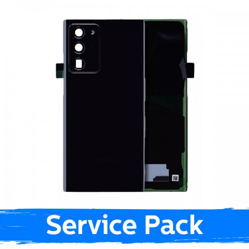Aizmugurējais vāciņš Saderīgs ar Samsung N985 Note 20 Ultra / Mystic Melns / (Service Pack)