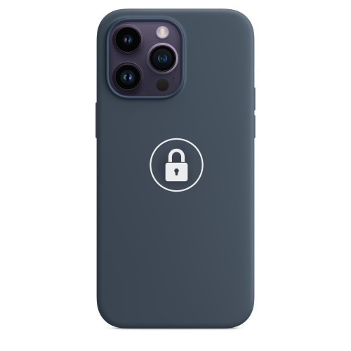 Phone Maciņš "Silicone Maciņš v2" priekš iPhone 14 Pro / Storm Zils / in package