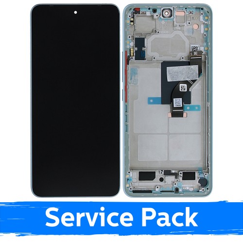 LCD Displejs Saderīgs ar Xiaomi 12 Lite 5G Ar Frame / Lite Zaļš / (Service Pack)