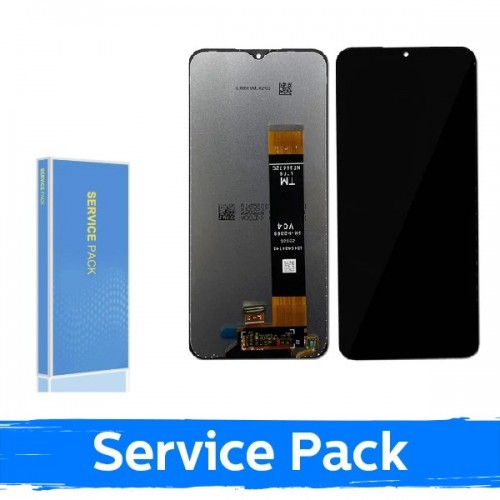 LCD Displejs Compatible Samsung A135 A13 4G / M135 M13 4G / A137 A13 4G Melns (Service Pack / Aftermarket)(NF version)