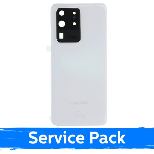 Aizmugurējais vāciņš Saderīgs ar Samsung G988 S20 Ultra / Cloud Balts / (Service Pack)