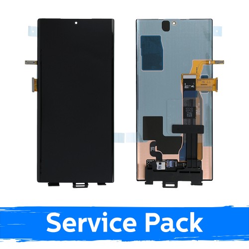 LCD Displejs Saderīgs ar Samsung N985 (N986) Note 20 Ultra Melns (Service Pack) (NF version)