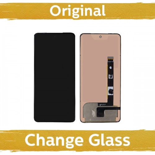 LCD Displejs Saderīgs ar Motorola G52 (G82 / G71s / Edge30) / XT2221 / Melns (Renewed: China)