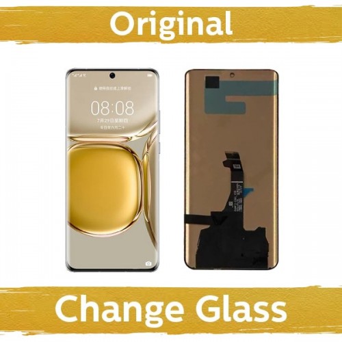 LCD Displejs Saderīgs ar Huawei P50 Pro Melns (Renewed: China)(NoFrame version)