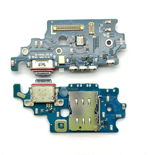Charging Port Saderīgs ar Samsung G996 S21 Plus ar Flex / Plata OEM