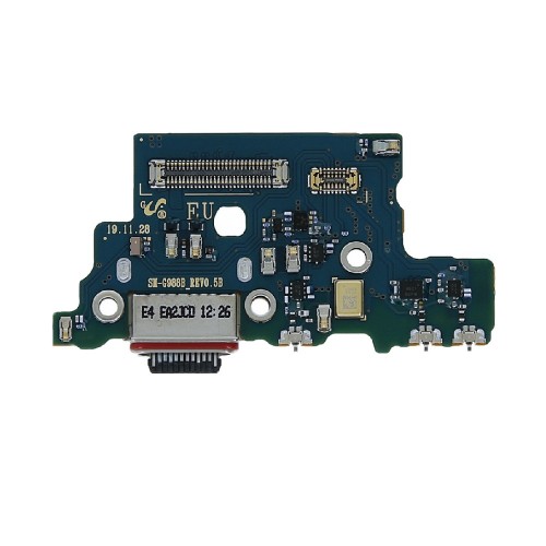 Charging Port Saderīgs ar Samsung G988 S20 Ultra ar Flex / Plata OEM