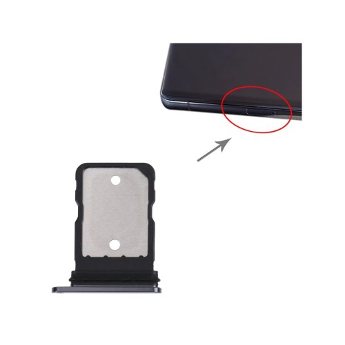 SIM Holder Saderīgs ar Google Pixel 7 SIM holder / Melns