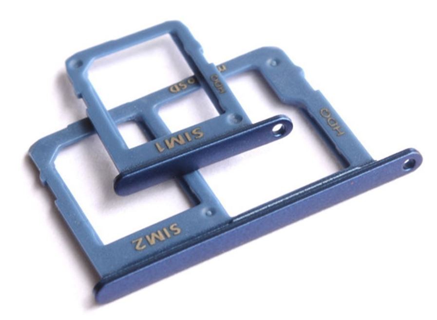 SIM card holder Samsung A605 A6+ 2018 (2 pcs) zils ORG