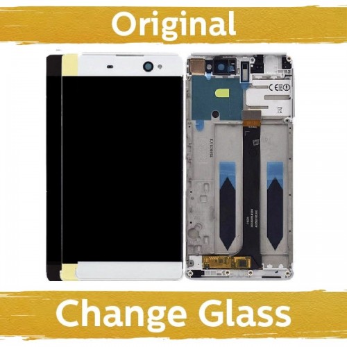 LCD Displejs Saderīgs ar Sony Xperia XA Ultra Melns ar Frame (Renewed: China)