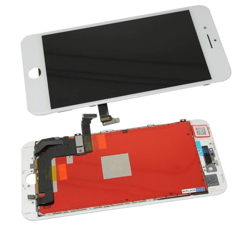 LCD screen priekš iPhone 8 Plus ar touch screen Balts Premium