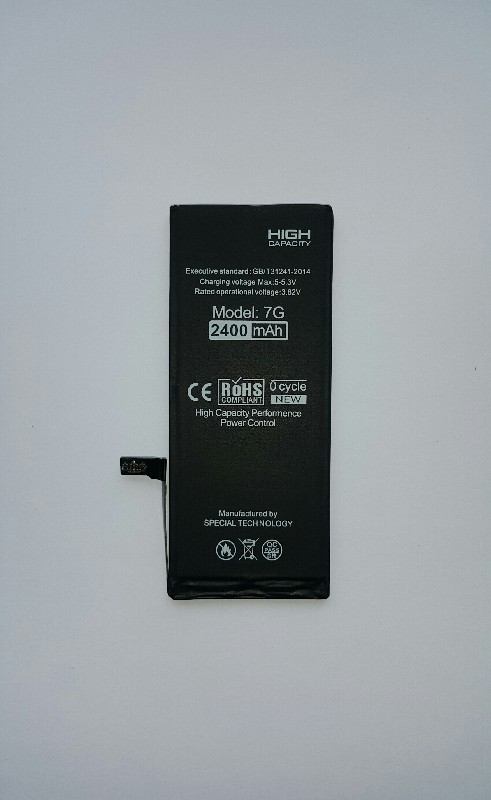 Baterija "Di-Power" (higher capacity) priekš iPhone 7 2400mAh