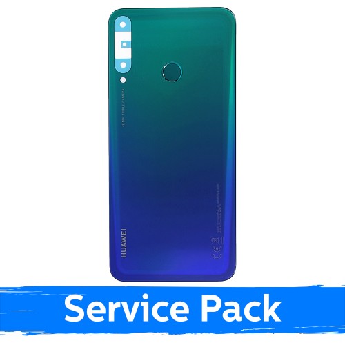 Aizmugurējais vāciņš Saderīgs ar Huawei P40 Lite E / Aurora Zils / (Service Pack)