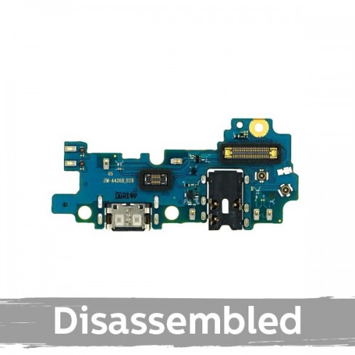 Charging Port Saderīgs ar Samsung A426 A42 ar Flex / Plata (Used)