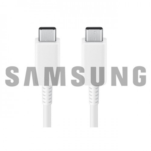 USB Kabelis Samsung EP-DX510JWEGEU Balts 180cm "Type-C/Type-C" (up to 5A) / 100% Genuine /